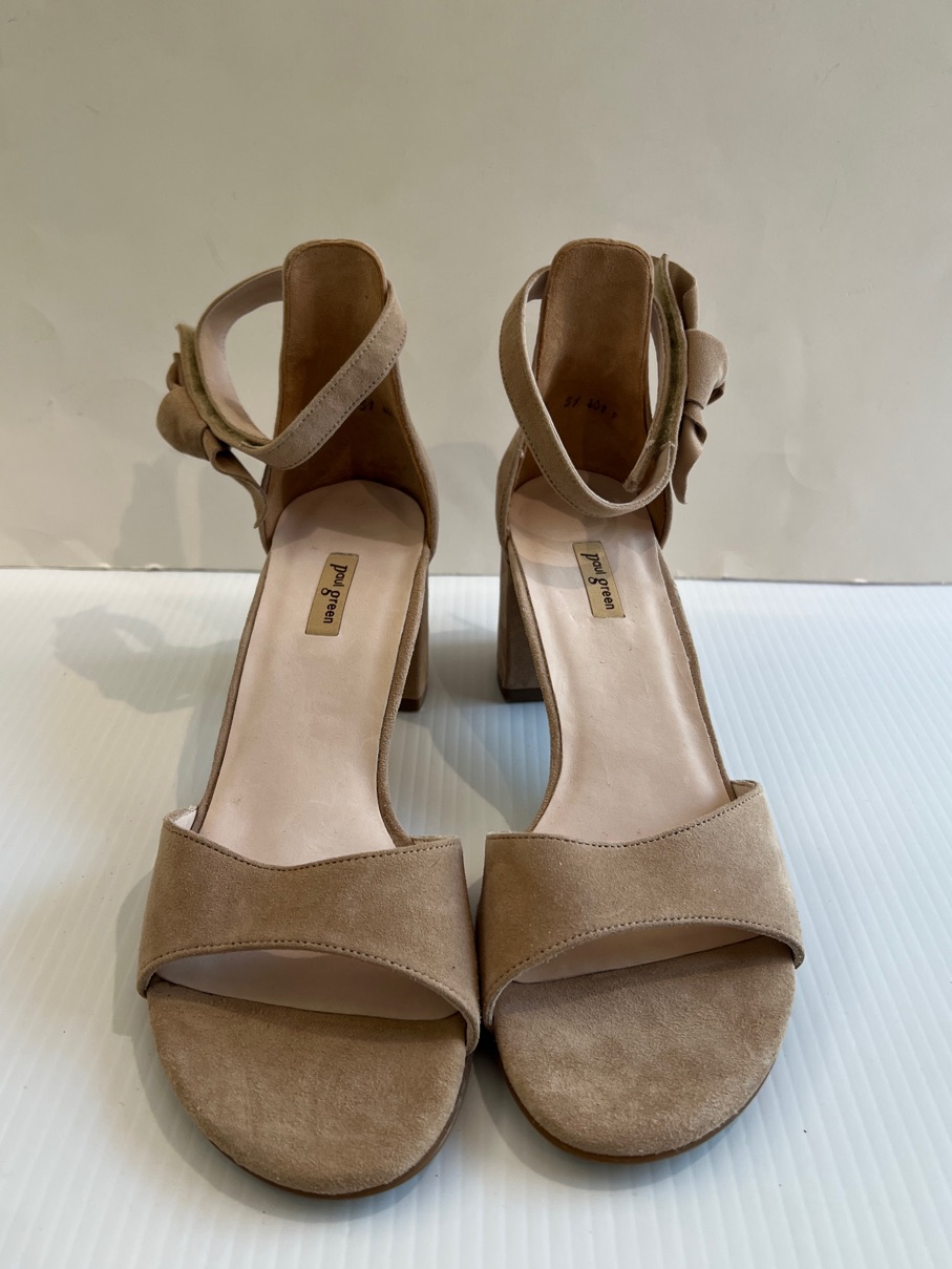 New Paul Green Women’s Ankle-Strap Block Heel In Size 10